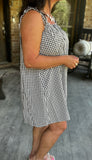 Summer Gingham Dress S/M