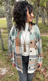 Emma Tassel Necklace in Brown