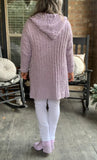 Lovely Lavender Mid Length Cardigan S/M M/L 2X/3X