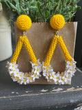 Beaded Daisy Bouquet in Yellow