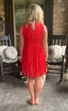 Unwritten Story Dress in Cherry