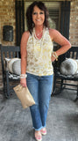 Golden Leopard Sleeveless Top XL/2X 2X/3X