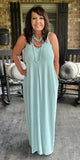Everyday Pretty Dress in Light Blue Grey L XL
