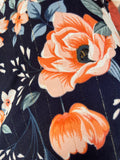 Summer Love Ruffle Skirt in Navy S-L