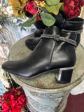 Lily Rhinestone Booties in Black 6-10