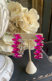 Hot Pink Obsession Statement Hoops