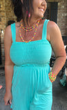 Everyday Romper in Mint S L XL 3X
