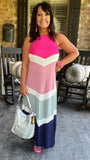 Salty Breeze Dress in Hot Pink M -XL