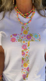 Floral Cross M XL 2X