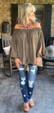 Riviera Ready Blouse in Olive S