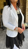 Summer White Blazer S M