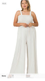 Everyday Pretty Jumpsuit in Bone S-2X