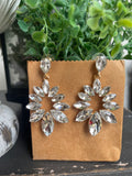 Clear Passion Crystal Earrings