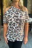 Dreaming Big Leopard Top S M