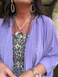 Circle of Love Gold Crystal Necklace