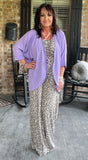 Everyday Kimono in Lavender M-3X
