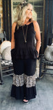 Sweet Country Lace Top in Black S-L