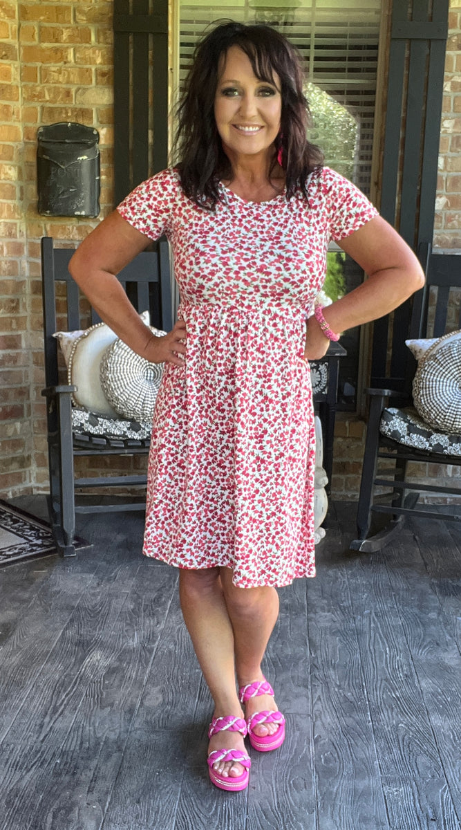 Miniature Rose Garden Dress Regular and Plus  The FrilLEE Lily Boutique