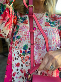 Macy Handbag in Hot Pink