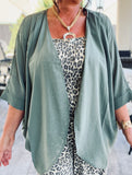 Everyday Kimono in Olive XL 1X