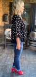 Sweetest Polka Sweater S