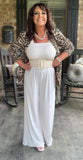 Everyday Pretty Jumpsuit in Bone S-2X