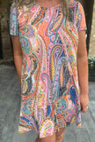 Paisley Sorbet Dress M