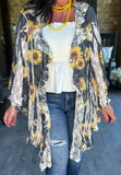Lacey Sunflower Cardigan/Restock
