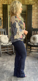 Courtney Pull Up Dark Denim Jeans S