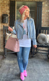 Missy Pull on Medium Wash Jeans/Restock S M 2X