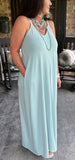 Everyday Pretty Dress in Light Blue Grey L XL