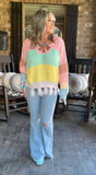 Spring Rainbow Sweater S/M