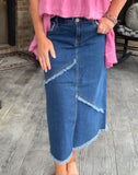 Free Spirit Denim Skirt L 2X 3X
