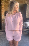 Sweetest Lounge Set in Blush S-XL
