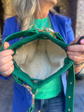 Green Obsession Bucket/Crossbody Handbag