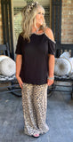 Riviera Leopard Wide Leg Pants 2X 3X