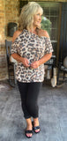 Dreaming Big Leopard Top S M