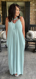 Everyday Pretty Dress in Light Blue Grey L XL