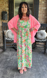 Everyday Kimono in Bright Pink S M XL