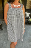 Summer Gingham Dress S/M