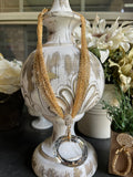Circle of Love Gold Crystal Necklace