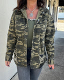 Lily Shacket in Camo