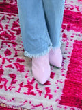 Baby Pink Patent Booties