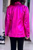 Glitzy Neon Hot Pink Blazer