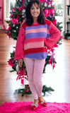 Winter Wonderland Sweater in Coral Pink