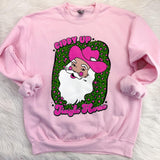 Pink Giddy Up Jingle Horse Christmas Sweatshirt
