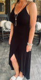 The Shelby Dress in Black S-L