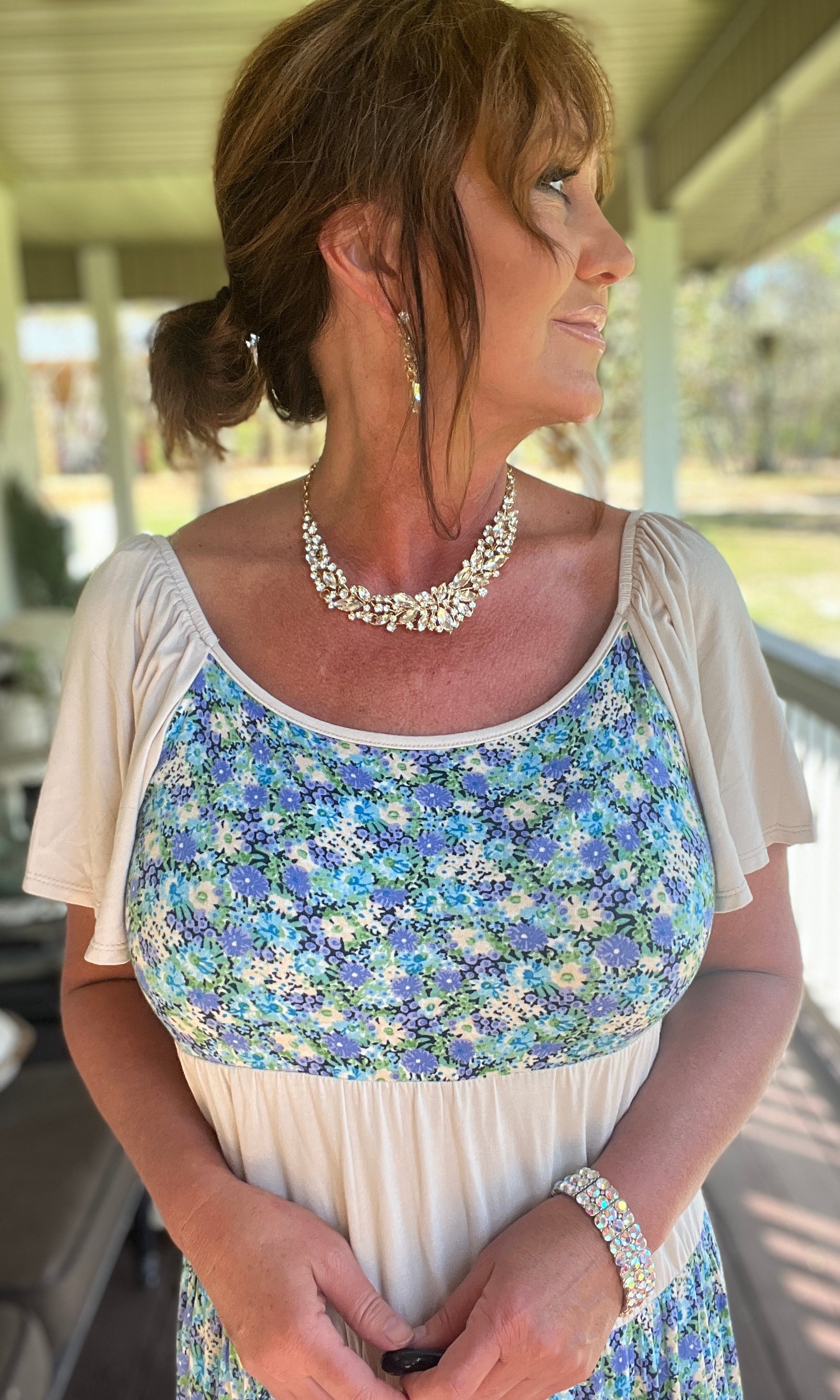 Blue Prairie Dress S-L – The FrilLEE Lily Boutique