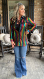 Iridescent Uptown Blouse S-3X