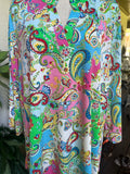 Summer Bliss Paisley Blouse Plus Only